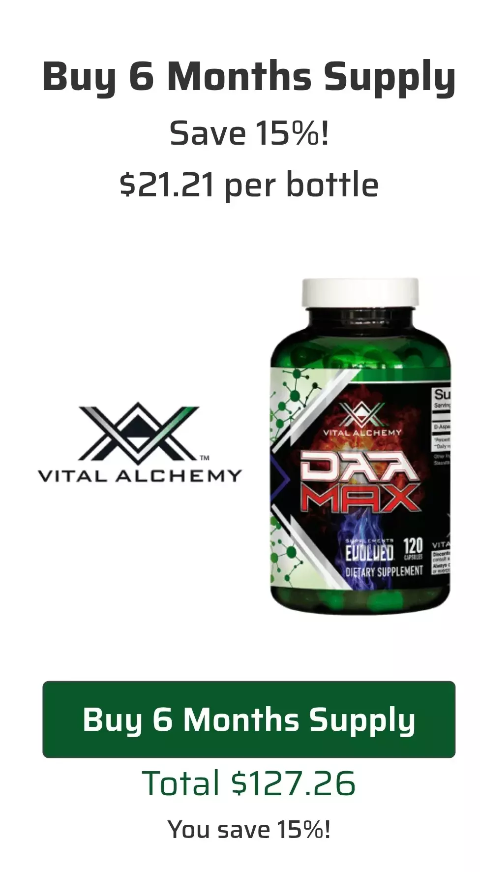 Daa Max™ 6 bottles pricing